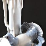 Vase mit Ziertaube - Ilmenau, Mezler & Ortloff Vase mit Ziertaube - Ilmenau, Mezler & Ortloff