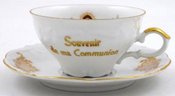 Tasse und Untertasse - Porzellan - 1955 Tasse und Untertasse - Porzellan - 1955
