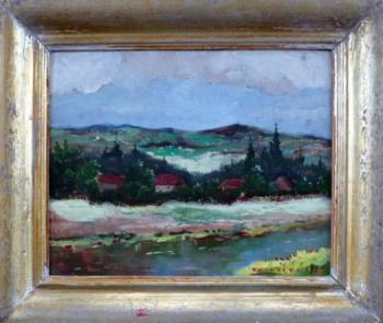 Blick auf den Fluss - 1940 Blick auf den Fluss - 1940