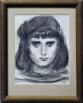 Porträt einer Frau - František Xaver Naske - 1930 Porträt einer Frau - František Xaver Naske - 1930