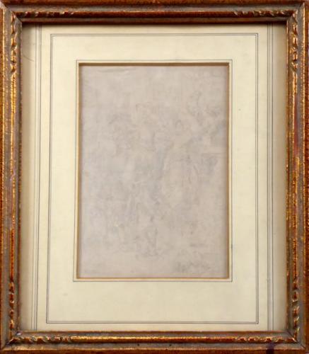 Anton Waldhauser - Historisierende Figurenszene Anton Waldhauser - Historisierende Figurenszene