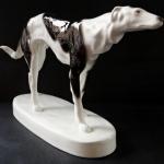 Keramik Statuette Barsoi - Goldscheider Keramik Statuette Barsoi - Goldscheider