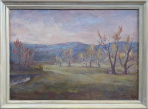 Josef Hlavacek - Herbstlandschaft mit Hügeln Josef Hlavacek - Herbstlandschaft mit Hügeln