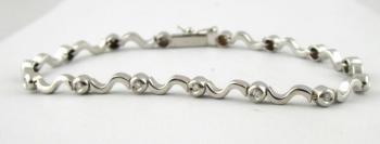 Brillant Armband - Weißgold - 1960 Brillant Armband - Weißgold - 1960