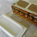 Dose - weißes Porzellan - Ditmar Urbach Czechoslovakia - 1930 Dose - weißes Porzellan - Ditmar Urbach Czechoslovakia - 1930