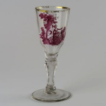 Glasbecher - klares Glas - Harrachov Bohemia - 1770 Glasbecher - klares Glas - Harrachov Bohemia - 1770