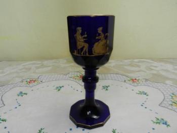 Glas - Glas, blaues Glas - 1900 Glas - Glas, blaues Glas - 1900