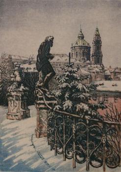 Blick auf die Kirche St. Nikolaus Blick auf die Kirche St. Nikolaus