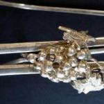 Silber elastischer Flaschenhalter für Wein Silber elastischer Flaschenhalter für Wein