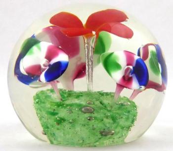 Glas-Briefbeschwerer - Glas - 1910 Glas-Briefbeschwerer - Glas - 1910