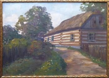 Hütte - Karton, Leinwand - K. B. Svoboda - 1910 Hütte - Karton, Leinwand - K. B. Svoboda - 1910