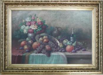 Stillleben mit Blumen - 1890 Stillleben mit Blumen - 1890