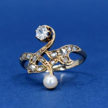 Ring - Gold, Diamant - 1910 Ring - Gold, Diamant - 1910