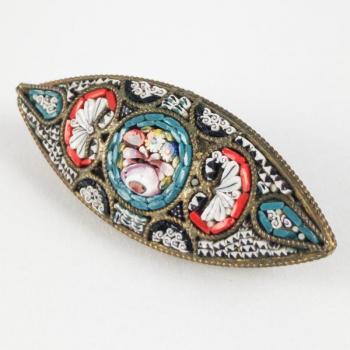 Brosche - Metall, Glas - Itálie, Murano - 1910 Brosche - Metall, Glas - Itálie, Murano - 1910