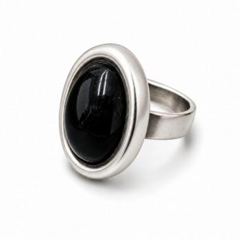 Silber Ring - Onyx, Silber - 1970 Silber Ring - Onyx, Silber - 1970