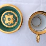 Tasse mit Miniatur der Ballerina Carlotta Grisi -  Tasse mit Miniatur der Ballerina Carlotta Grisi -