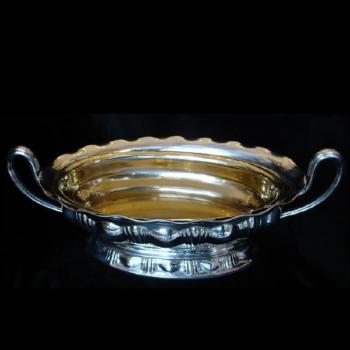 Schüssel - Messing, Silber - 1900 Schüssel - Messing, Silber - 1900