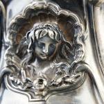 Aufsatzschale - Glas, Silber - 1860 Aufsatzschale - Glas, Silber - 1860