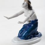 Porzellan Figur Frau - weißes Porzellan - Rosenthal, B. Boess - 1920 Porzellan Figur Frau - weißes Porzellan - Rosenthal, B. Boess - 1920