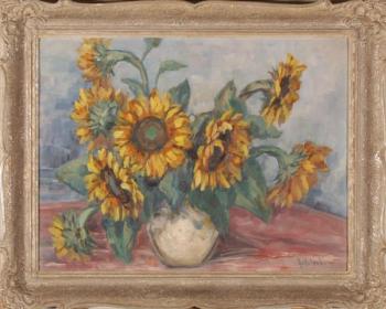 Stillleben mit Blumen - Zezulová Helena - 1940 Stillleben mit Blumen - Zezulová Helena - 1940