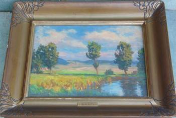 Blick auf den Fluss - 1920 Blick auf den Fluss - 1920