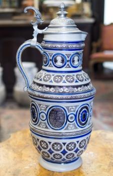 Bierkrug - Zinn, Keramik Bierkrug - Zinn, Keramik