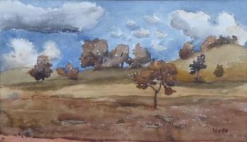 Lev Simak - Landschaft mit Bäumen Lev Simak - Landschaft mit Bäumen