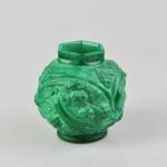 Vase - Pressglas, Malachit - manufactured Curt Schlevogt, design Artur Plewa - 1935 Vase - Pressglas, Malachit - manufactured Curt Schlevogt, design Artur Plewa - 1935
