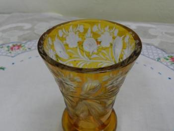 Vase - klares Glas - 1930 Vase - klares Glas - 1930