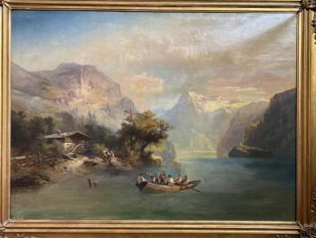 Romantische Landschaft - 1870 Romantische Landschaft - 1870