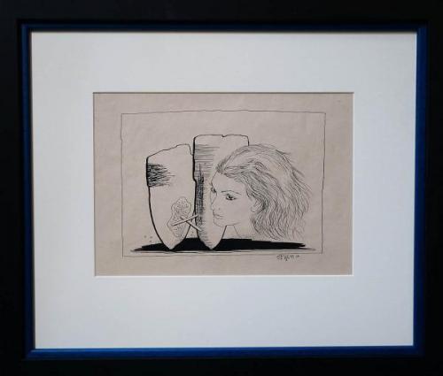 Abstrakte Komposition - Papier - 1934 Abstrakte Komposition - Papier - 1934