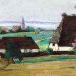 Gustav Hötig - Dorf am See Gustav Hötig - Dorf am See