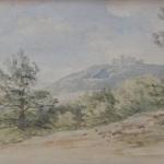 Bedrich Havranek - Landschaft mit Burg im Hintergr Bedrich Havranek - Landschaft mit Burg im Hintergr