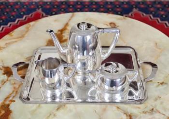 Kaffee Set - Metall - 1940 Kaffee Set - Metall - 1940