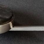 Silber-Anhänger mit einer Holzplatte - Dänemark Silber-Anhänger mit einer Holzplatte - Dänemark