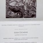Olga Cechova - 2 x PF 1976, 2 x Ex libris, Einladu Olga Cechova - 2 x PF 1976, 2 x Ex libris, Einladu