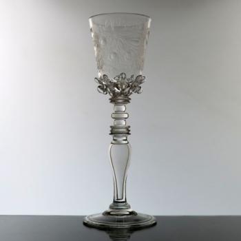 Glasbecher - klares Glas, handgemachte Glas - 1870 Glasbecher - klares Glas, handgemachte Glas - 1870