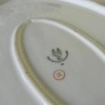 Porzellan Platte - weißes Porzellan - HC Chodau Czechoslovakia - 1930 Porzellan Platte - weißes Porzellan - HC Chodau Czechoslovakia - 1930