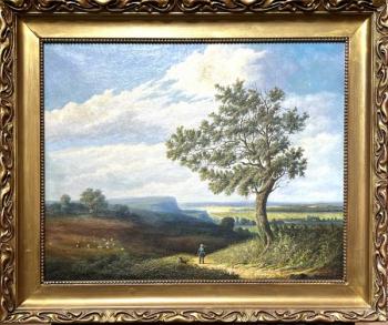 Romantische Landschaft - 1876 Romantische Landschaft - 1876