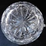 Geschliffenes Glas Krug mit Silber - Theodor Mülle Geschliffenes Glas Krug mit Silber - Theodor Mülle
