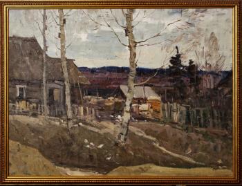 Dorf - Vsievolod Andrejeviè Baženov (1909 - 1986) - 1960 Dorf - Vsievolod Andrejeviè Baženov (1909 - 1986) - 1960