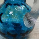 Glaskrug - Glas, blaues Glas - 1930 Glaskrug - Glas, blaues Glas - 1930