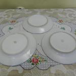 Teller - weißes Porzellan - Aich Karlsbad, Bohemia - 1920 Teller - weißes Porzellan - Aich Karlsbad, Bohemia - 1920