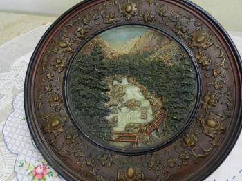Teller - Steingut - Johann Maresch, Bohemia - 1880 Teller - Steingut - Johann Maresch, Bohemia - 1880