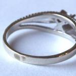 Ring aus Weißgold mit Brillant Ring aus Weißgold mit Brillant