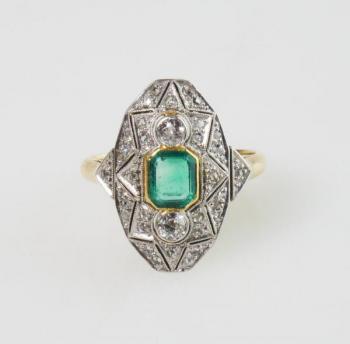 Ring - Platin, Gold - 1930 Ring - Platin, Gold - 1930