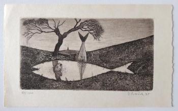 Jindrich Pilecek - Fisch in der Landschaft Jindrich Pilecek - Fisch in der Landschaft