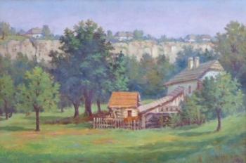 J. Herman - Gebäude unter den Felsen J. Herman - Gebäude unter den Felsen