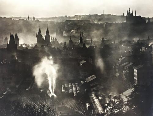 Karel Plicka (1894 Wien - 1987 Prague, Prag – Blick von Vítkov, 1955 Karel Plicka (1894 Wien - 1987 Prague, Prag – Blick von Vítkov, 1955