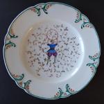 Sechs Untertassen mit Chinoiserien - Klösterle, Ja Sechs Untertassen mit Chinoiserien - Klösterle, Ja